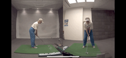 ゴルフテックレッスン8回目(ビフォースイング)