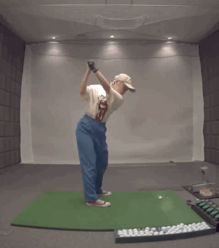 トップからの切り返し(ビフォースイング)