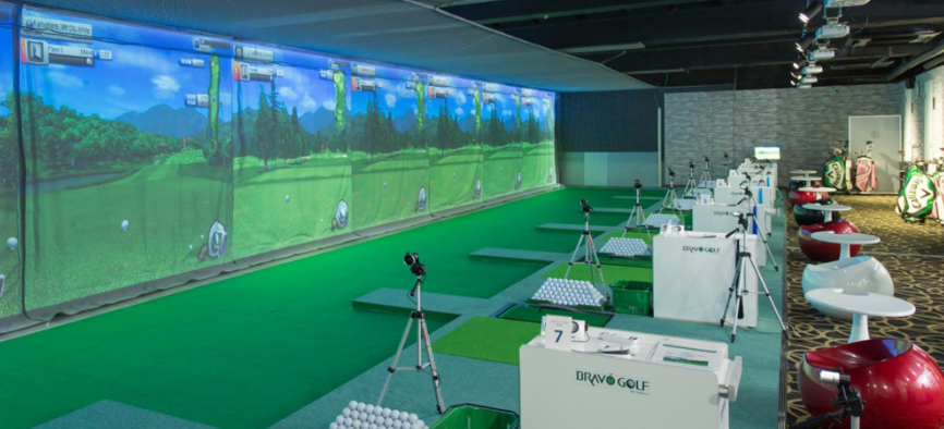 JGMゴルフクラブ赤坂スタジオの練習打席