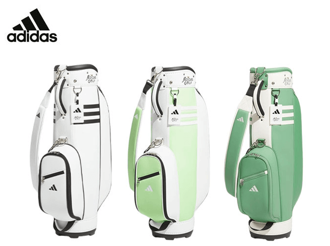 アディダスゴルフ 軽量クラシックスリーストライプスキャディバッグ