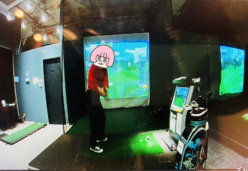 光量が少ないとクラブが映像に写らない