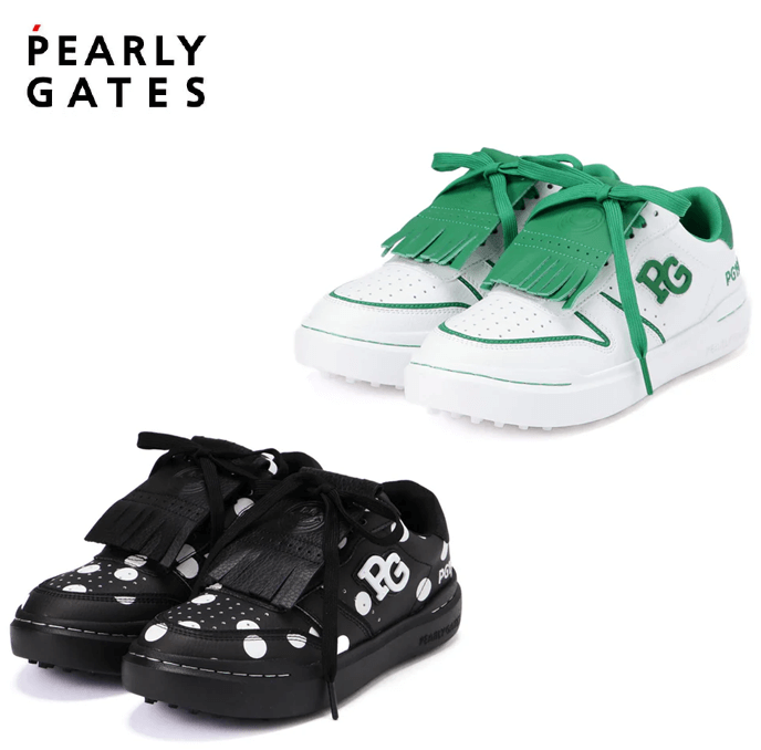 パーリーゲイツ キルトタンスパイクレスゴルフシューズ